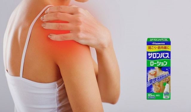 Chai lăn xoa bóp Salonpas Hisamitsu hiệu quả nhanh, dễ sử dụng