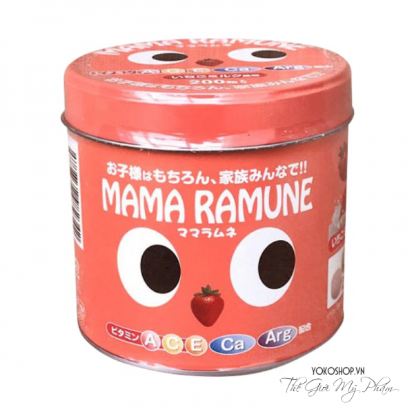 Kẹo cho trẻ biếng ăn Mama Ramune