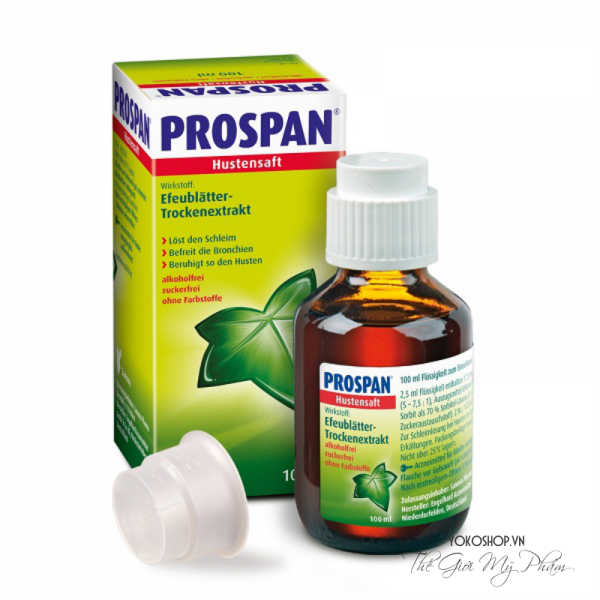 Siro trị ho cho bé và nguời lớn Prospan 100ml Đức