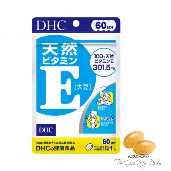 Viên uống DHC Vitamin E 60 ngày Nhật Bản