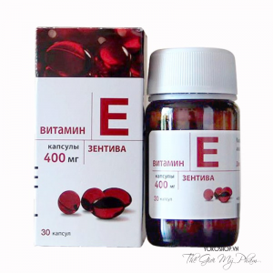 Viên uống Vitamin E đỏ 400mg Nga