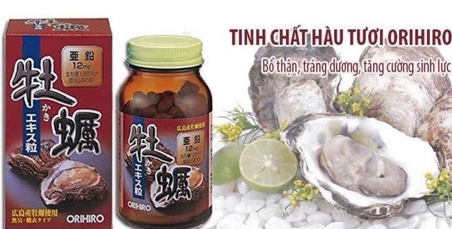 Công dụng của viên uống hàu tươi ORIHIRO về sinh lý và sức khỏe