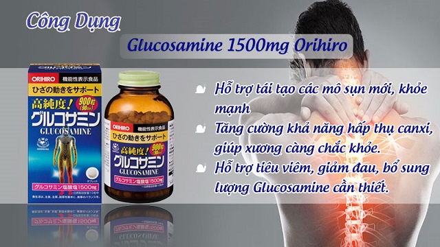 Tác dụng của viên uống Glucosamine