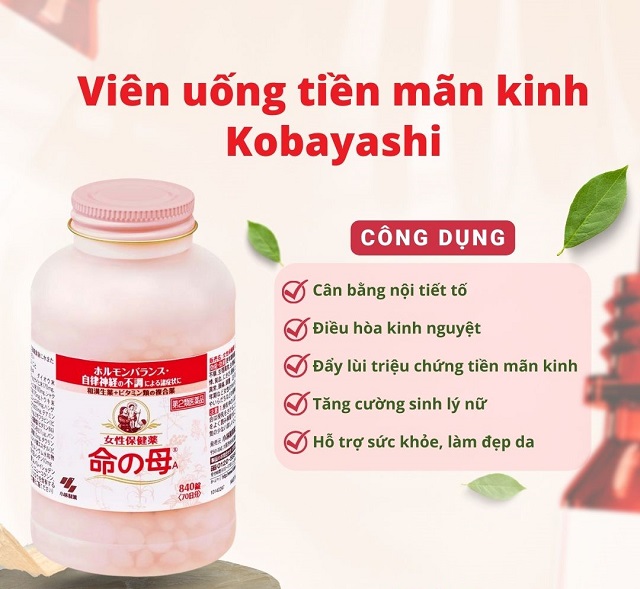 Tác dụng của viên uống Kobayashi Nhật Bản