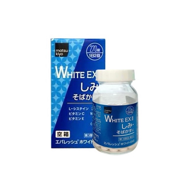 Tác dụng của viên uống trị nám trắng da White II EX