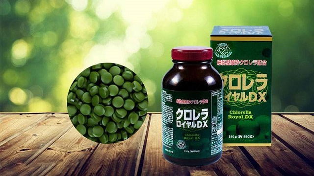 Tảo lục chlorella ROYAL DX hoàng gia Nhật Bản 1550 viên - Sản phẩm của mọi nhà