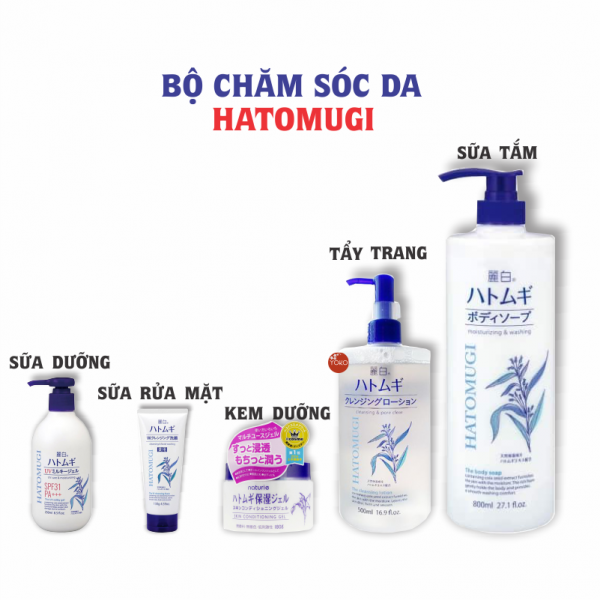 Bộ chăm sóc da Hatomugi