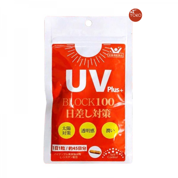 Viên uống chống nắng UV Plus+ Block 100 Nhật Bản 45 viên